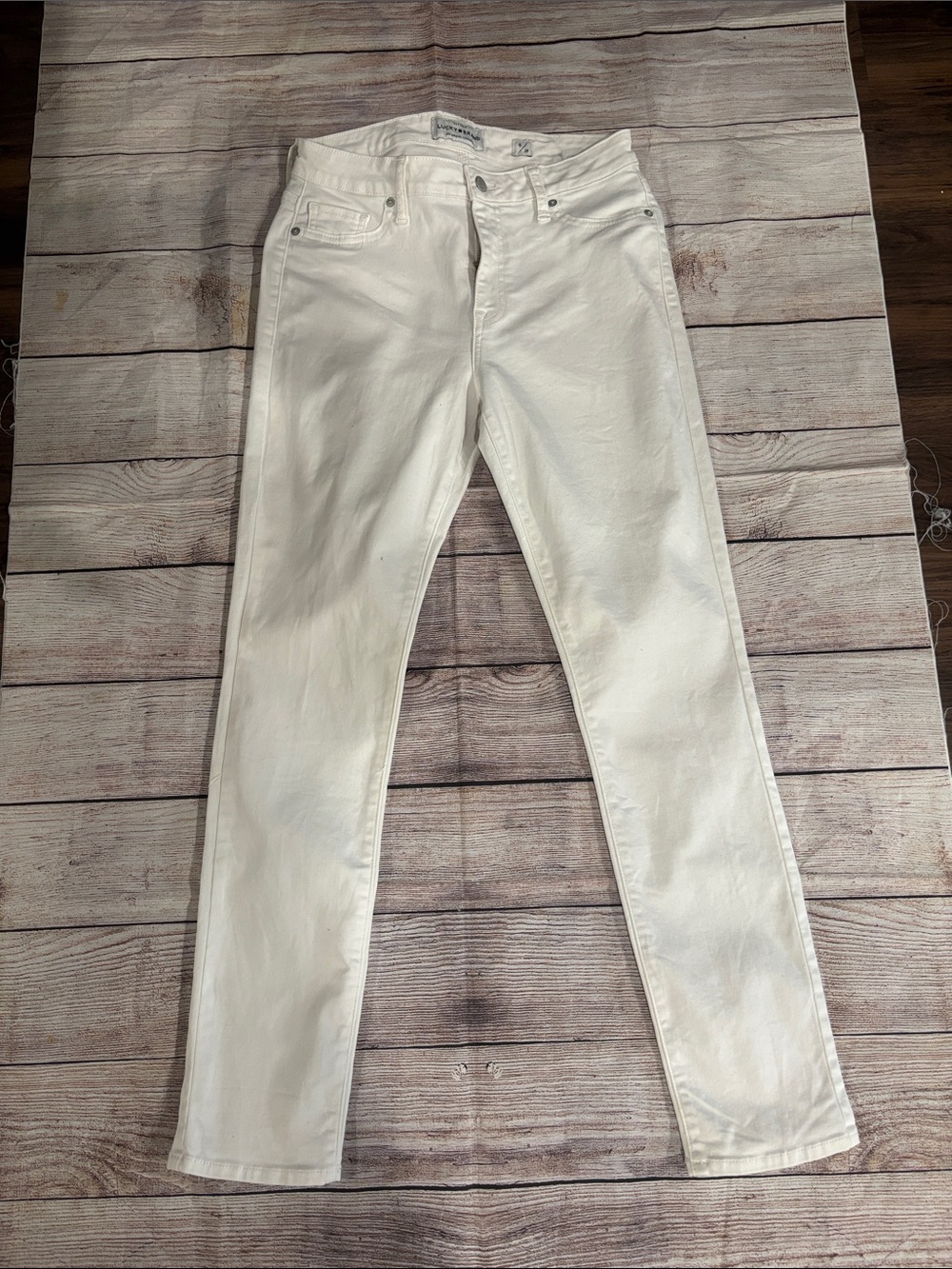 Lucky Brand White Skinny Jeans